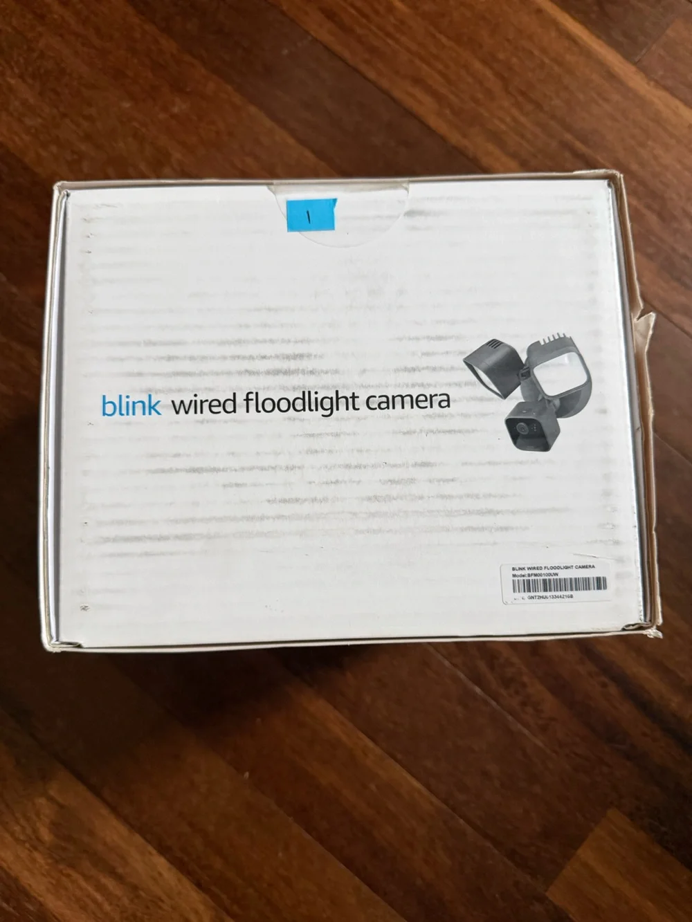NWT Blink Wired Floodlight Camera - Black